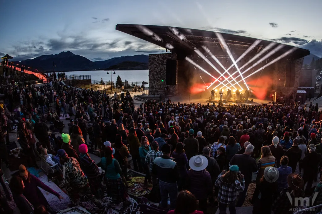 Greensky Bluegrass, Sept 14, 2022, Dillon Amphitheatre, Dillon, CO. Photo by Mitch Kline.