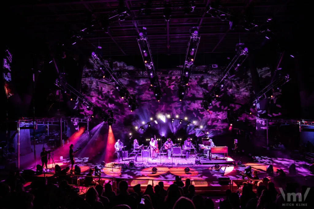 Greensky Bluegrass, Sept 16, 2022, Red Rocks Amphitheatre, Morrison, CO. Photo by Mitch Kline.