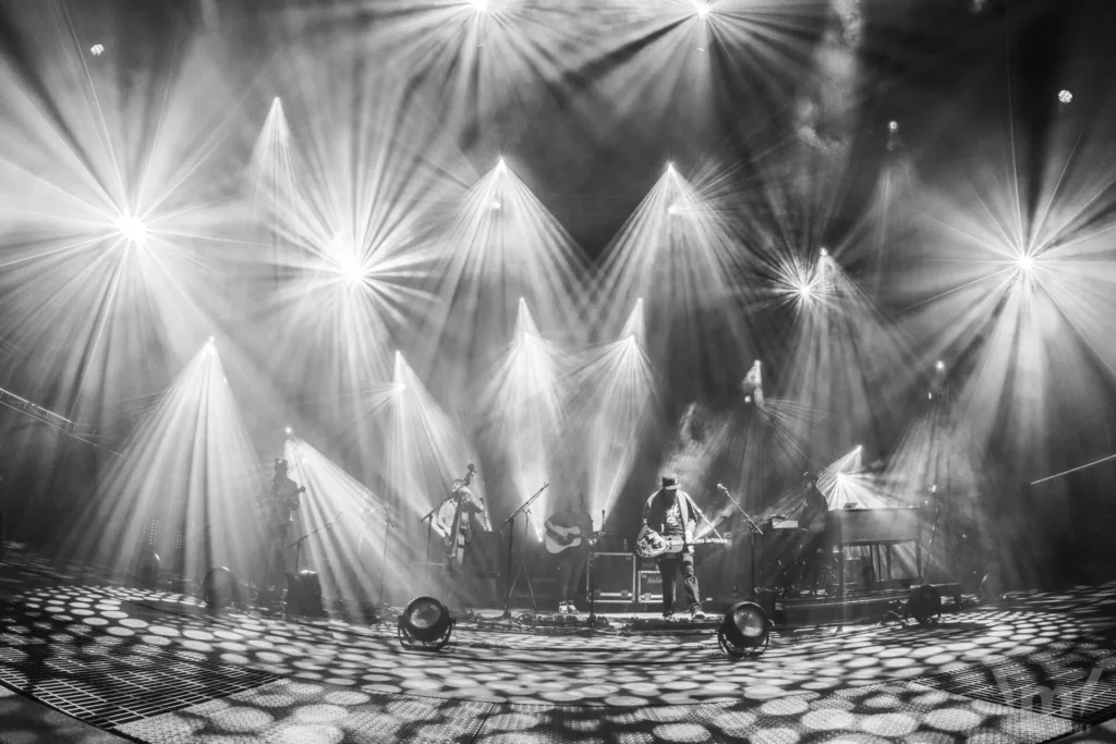 Greensky Bluegrass, Sept 16, 2022, Red Rocks Amphitheatre, Morrison, CO. Photo by Mitch Kline.