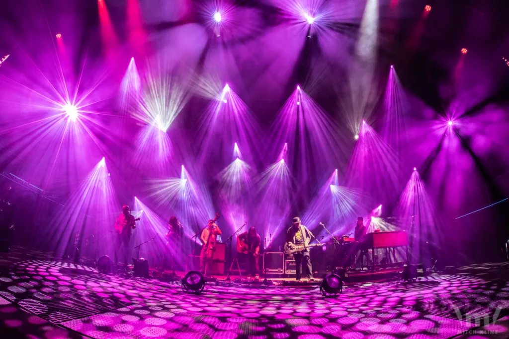 Greensky Bluegrass, Sept 16, 2022, Red Rocks Amphitheatre, Morrison, CO. Photo by Mitch Kline.