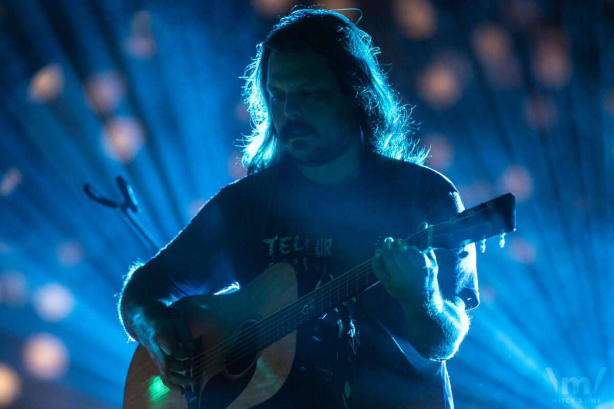 Dave Bruzza, Greensky Bluegrass, Sept 16, 2022, Red Rocks Amphitheatre, Morrison, CO. Photo by Mitch Kline.