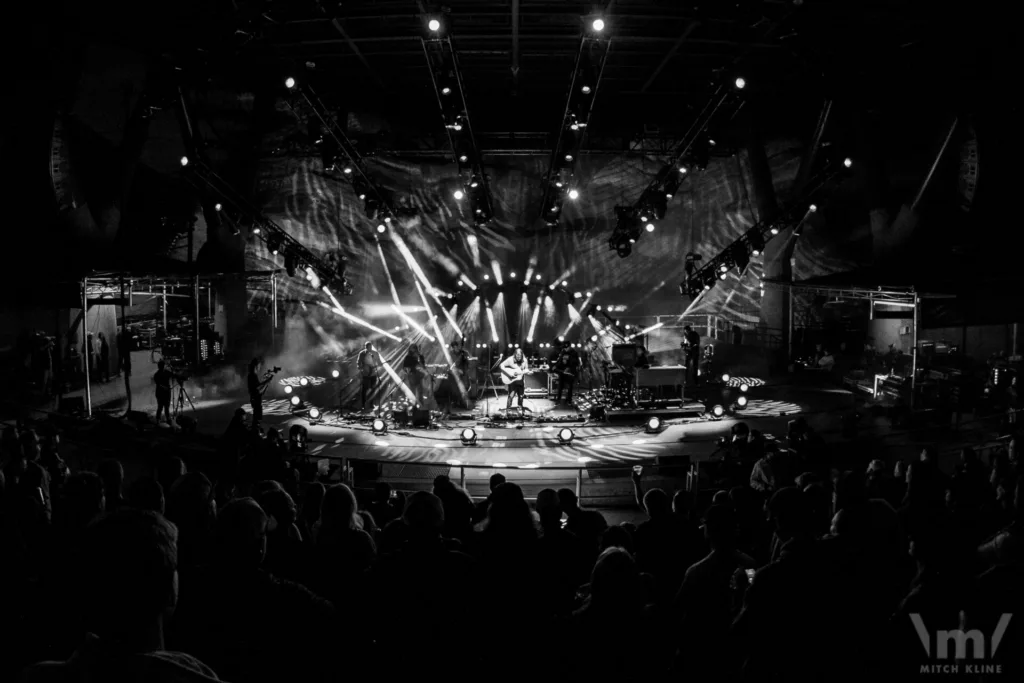 Greensky Bluegrass, Sept 16, 2022, Red Rocks Amphitheatre, Morrison, CO. Photo by Mitch Kline.