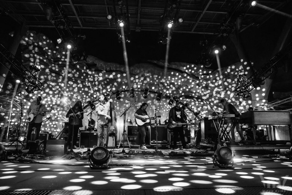 Greensky Bluegrass, Sept 16, 2022, Red Rocks Amphitheatre, Morrison, CO. Photo by Mitch Kline.