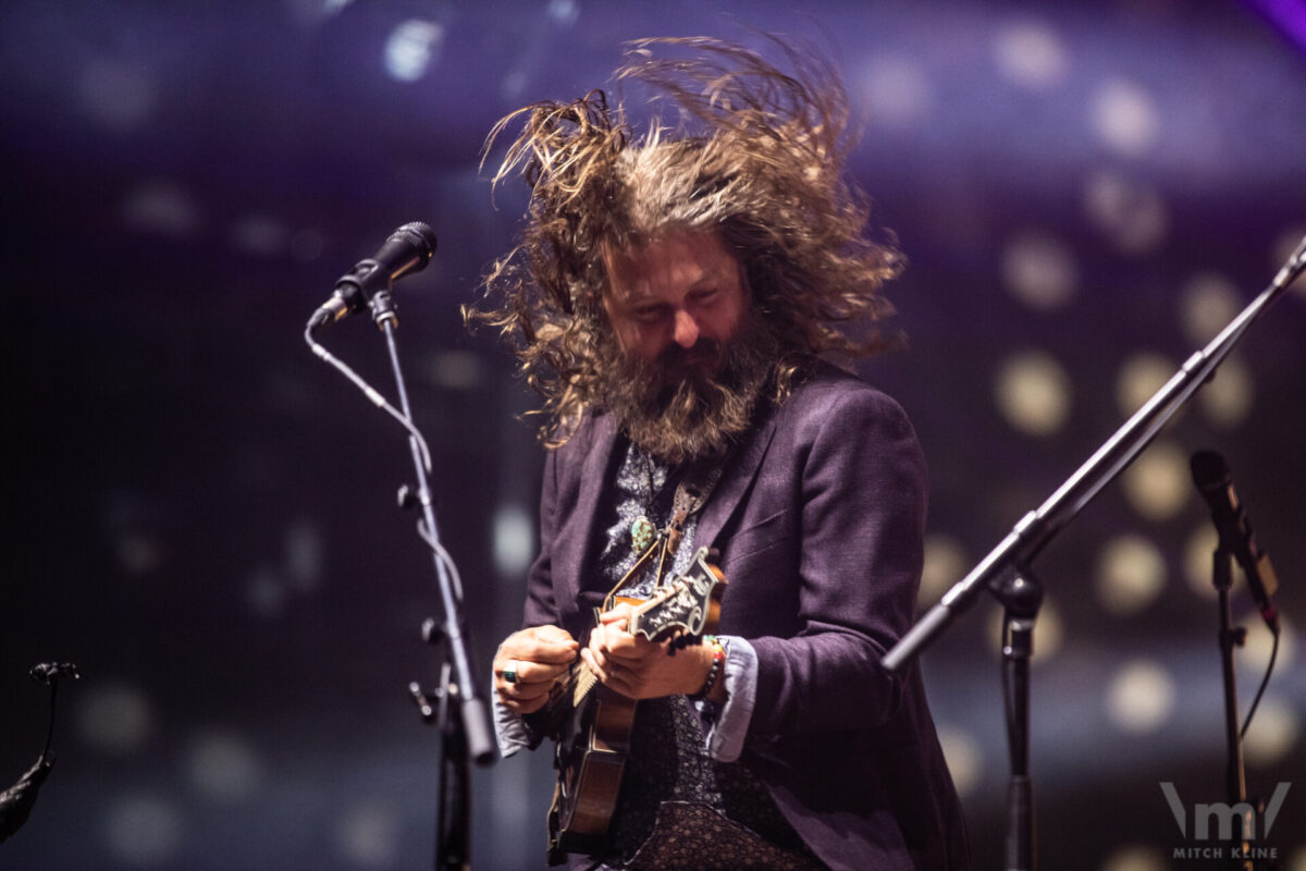 Paul Hoffman, Greensky Bluegrass, Sept 16, 2022, Red Rocks Amphitheatre, Morrison, CO. Photo by Mitch Kline.