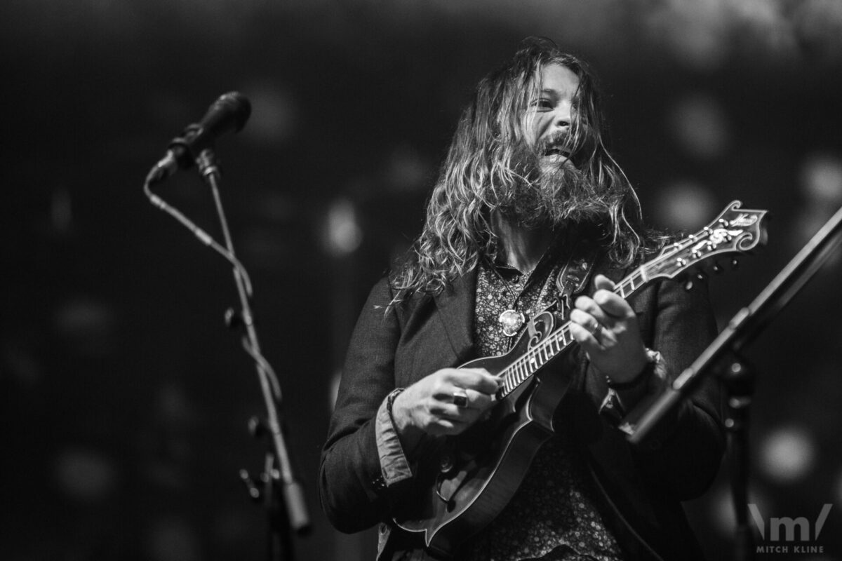 Paul Hoffman, Greensky Bluegrass, Sept 16, 2022, Red Rocks Amphitheatre, Morrison, CO. Photo by Mitch Kline.