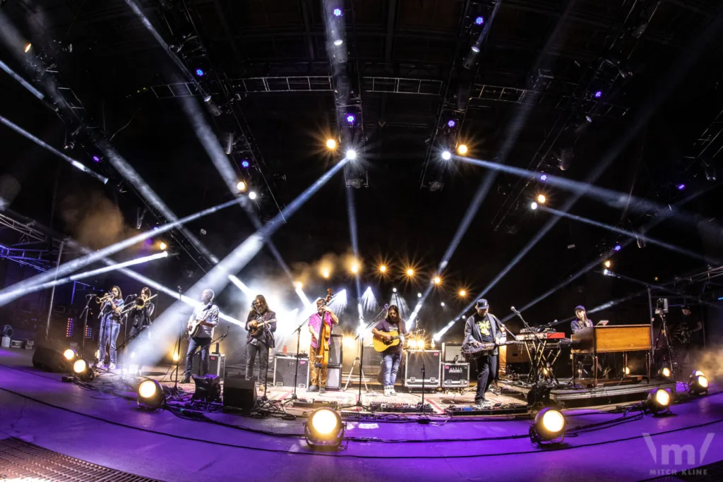 Greensky Bluegrass, Sept 16, 2022, Red Rocks Amphitheatre, Morrison, CO. Photo by Mitch Kline.
