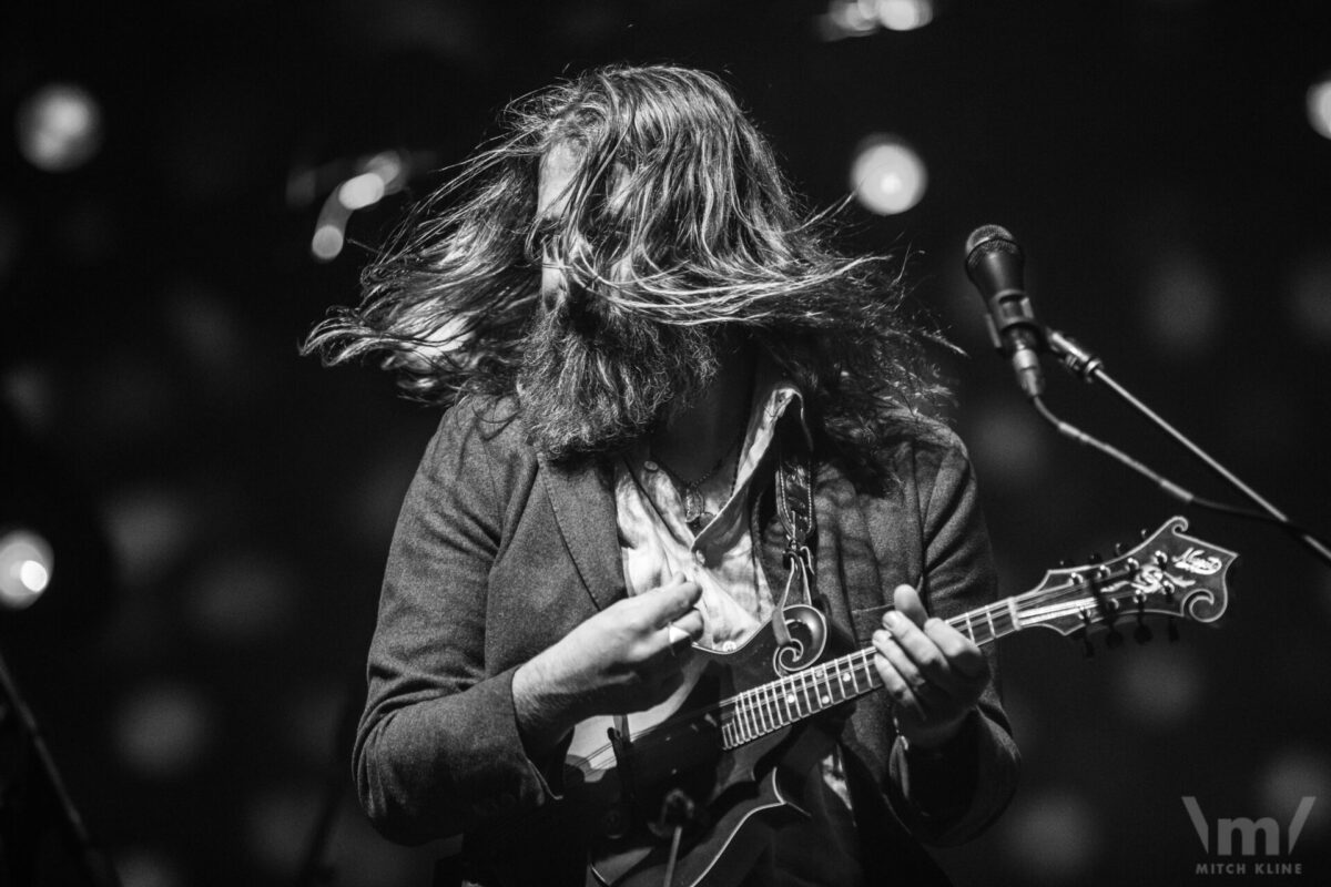 Paul Hoffman, Greensky Bluegrass, Sept 17, 2022, Red Rocks Amphitheatre, Morrison, CO. Photo by Mitch Kline.