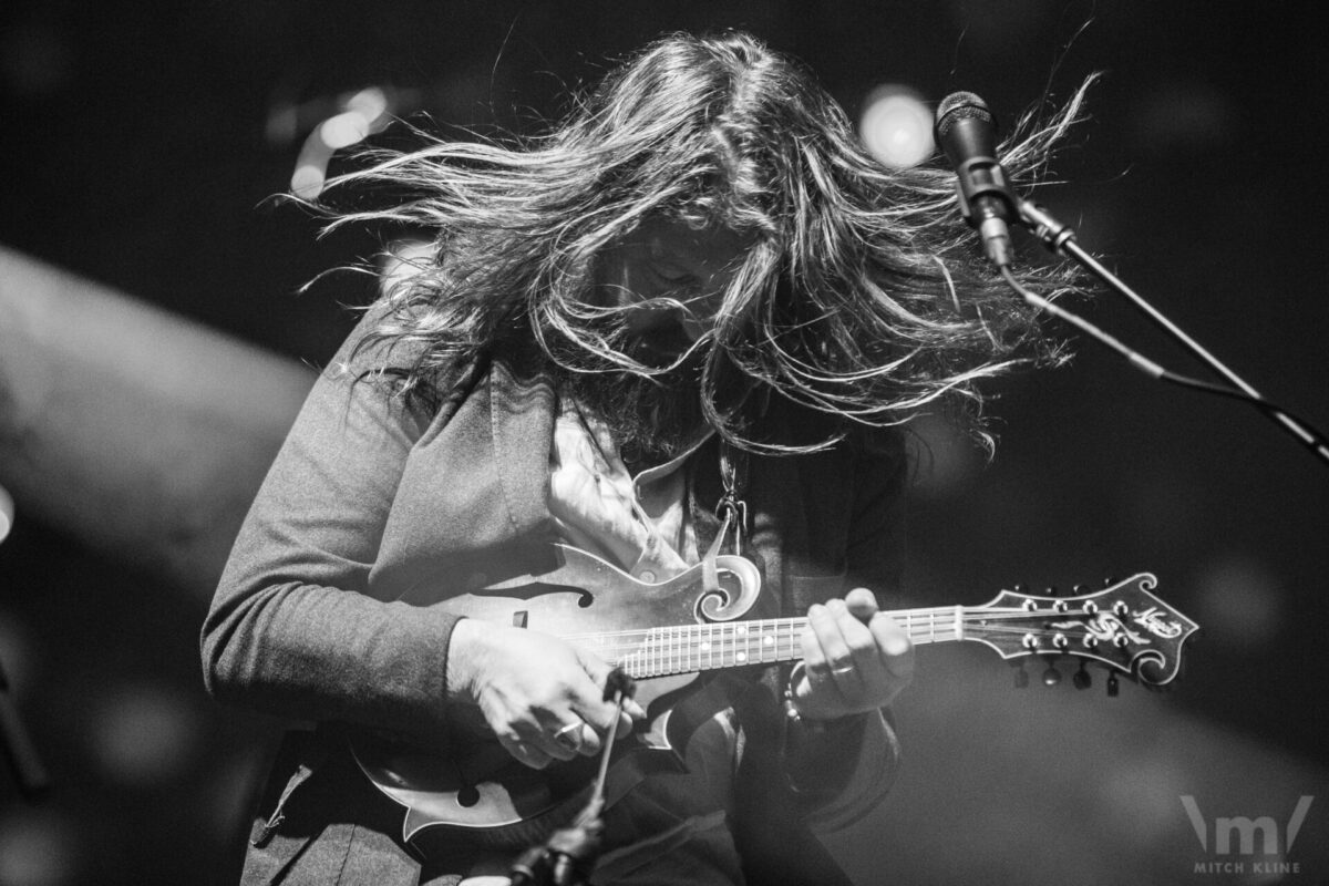 Paul Hoffman, Greensky Bluegrass, Sept 17, 2022, Red Rocks Amphitheatre, Morrison, CO. Photo by Mitch Kline.