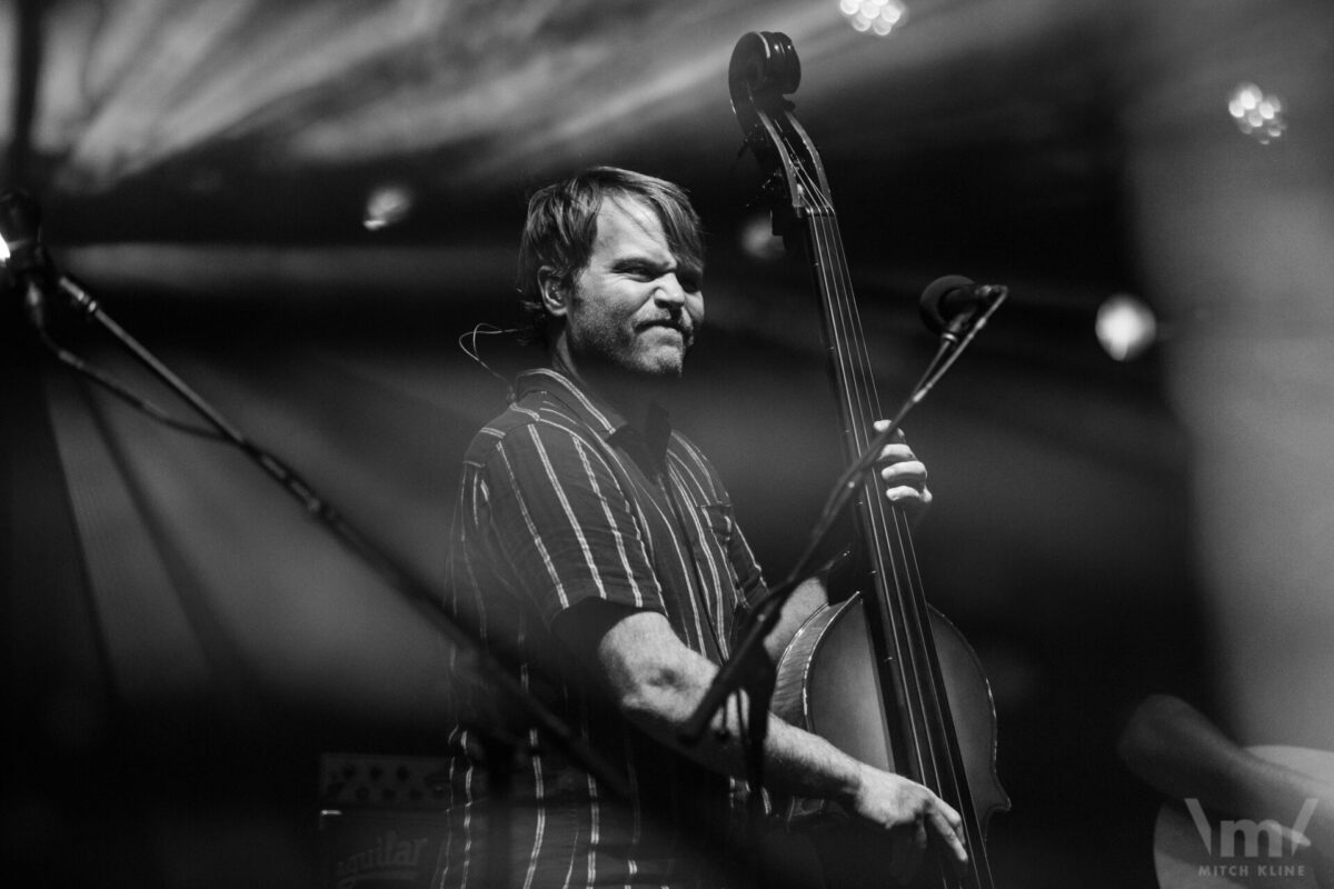 Mike Devol, Greensky Bluegrass, Sept 17, 2022, Red Rocks Amphitheatre, Morrison, CO. Photo by Mitch Kline.