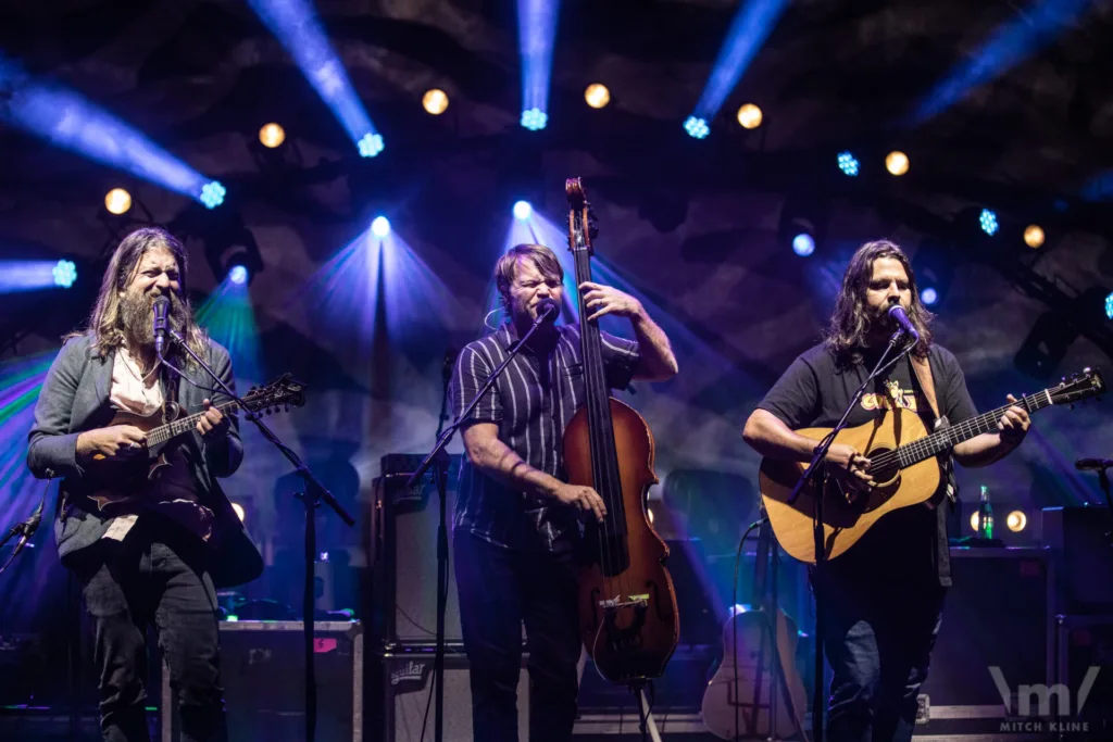 Greensky Bluegrass, Sept 17, 2022, Red Rocks Amphitheatre, Morrison, CO. Photo by Mitch Kline.