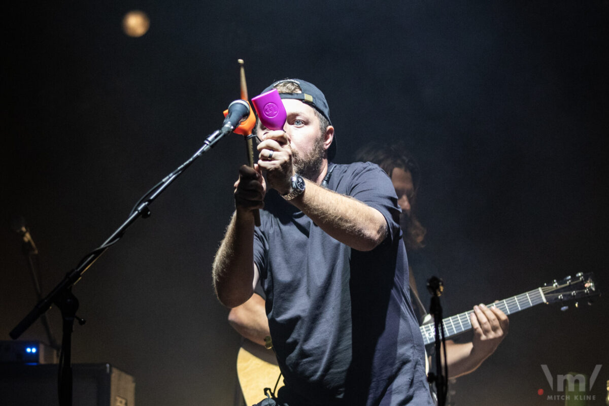 Dylan Langille, Greensky Bluegrass, Sept 17, 2022, Red Rocks Amphitheatre, Morrison, CO. Photo by Mitch Kline.