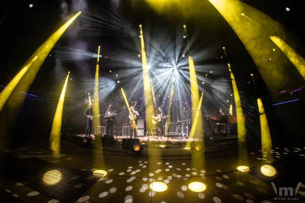 Greensky Bluegrass, Sept 17, 2022, Red Rocks Amphitheatre, Morrison, CO. Photo by Mitch Kline.