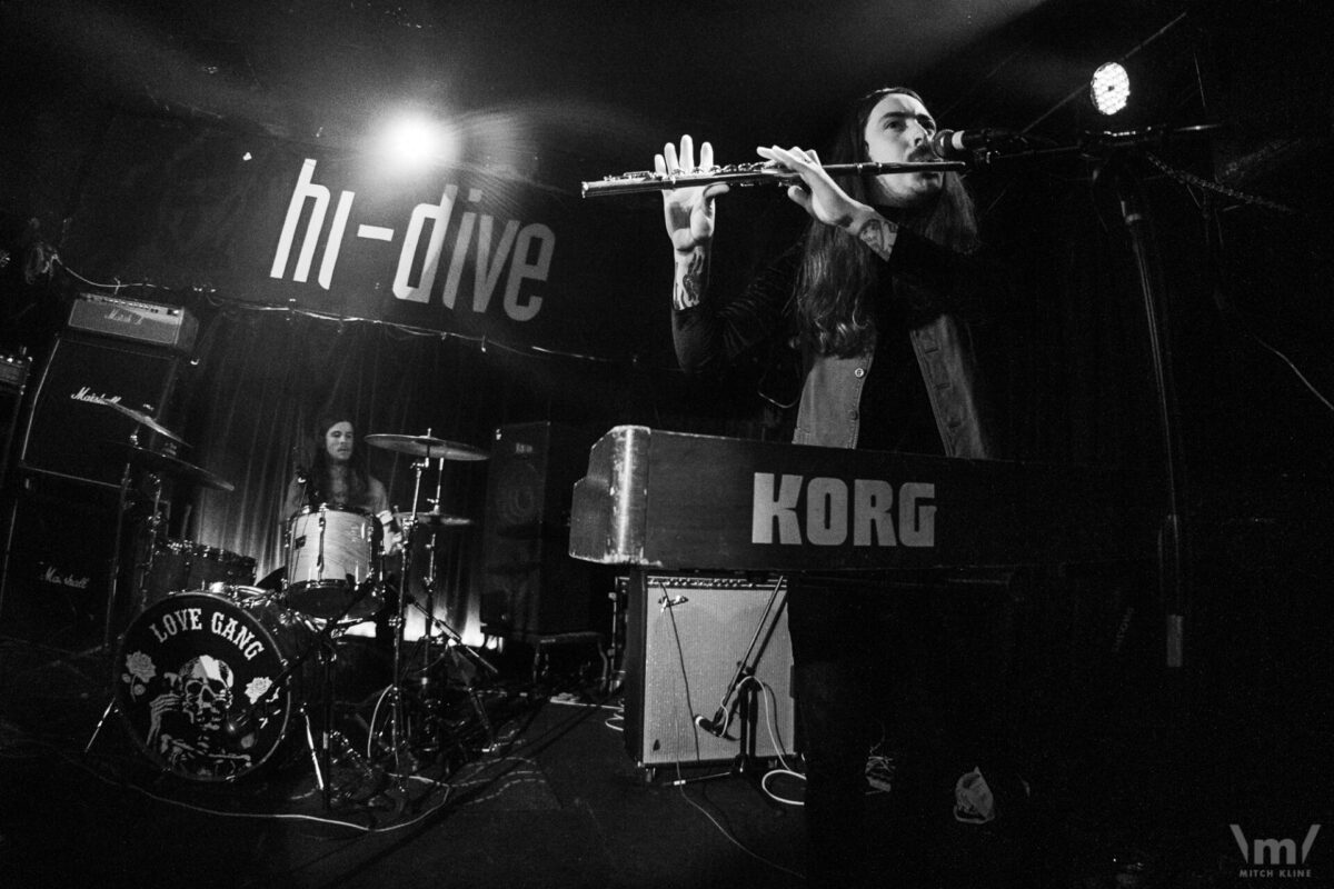 Leo Muñoz, Love Gang, Feb 17, 2023, Hi-Dive, Denver, CO. Photo by Mitch Kline.