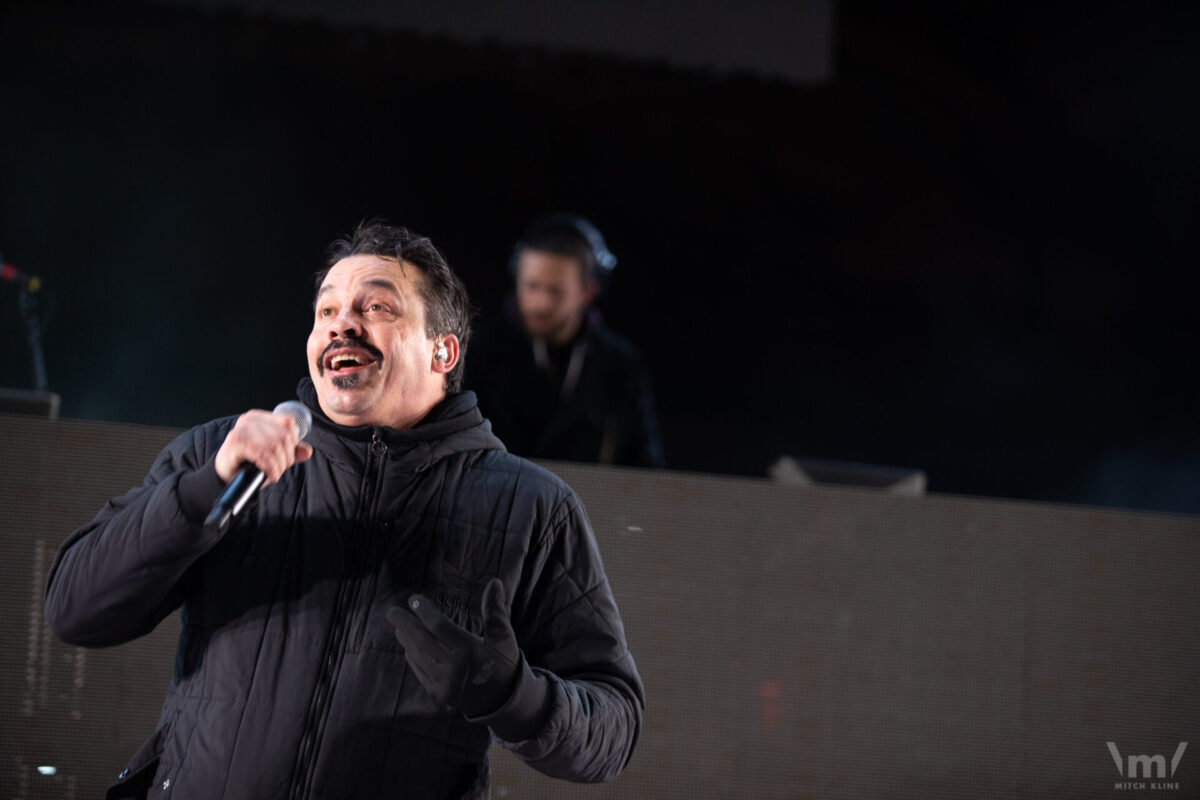 Atmosphere, Feb 01, 2019, Winter on the Rocks, Red Rocks Amphitheatre, Morrison, CO. Photo by Mitch Kline.