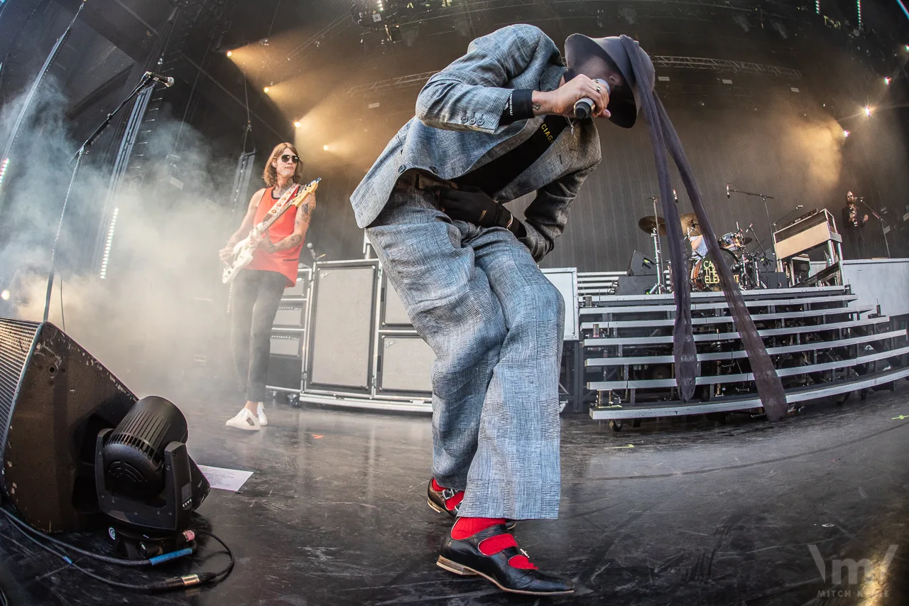 Cage the Elephant, July 23, 2019, Fiddler's Green Amphitheatre, Greenwood Village, CO. Photo by Mitch Kline.