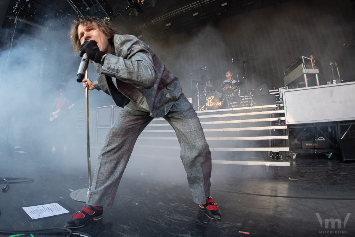 Cage the Elephant, July 23, 2019, Fiddler's Green Amphitheatre, Greenwood Village, CO. Photo by Mitch Kline.