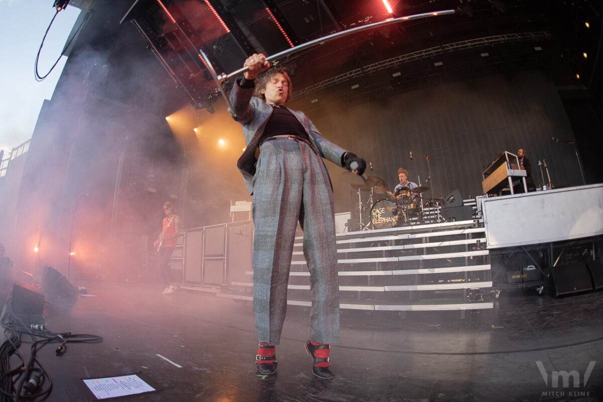 Cage the Elephant, July 23, 2019, Fiddler's Green Amphitheatre, Greenwood Village, CO. Photo by Mitch Kline.