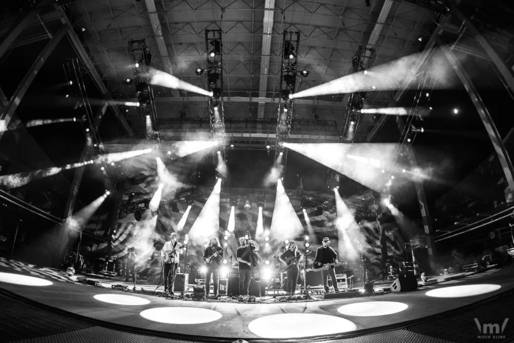 Greensky Bluegrass, Sept 13, 2019, Red Rocks Amphitheatre, Morrison, CO. Photo by Mitch Kline.