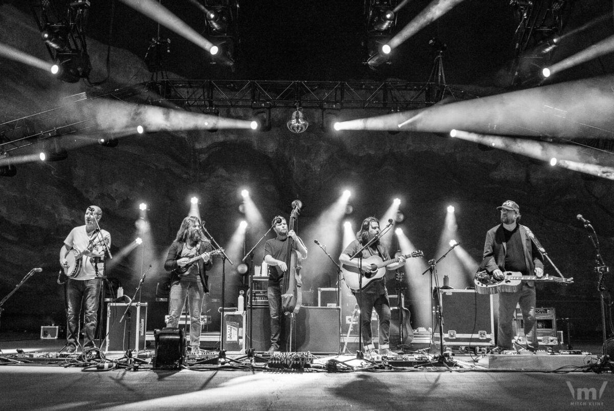 Greensky Bluegrass, Sept 13, 2019, Red Rocks Amphitheatre, Morrison, CO. Photo by Mitch Kline.