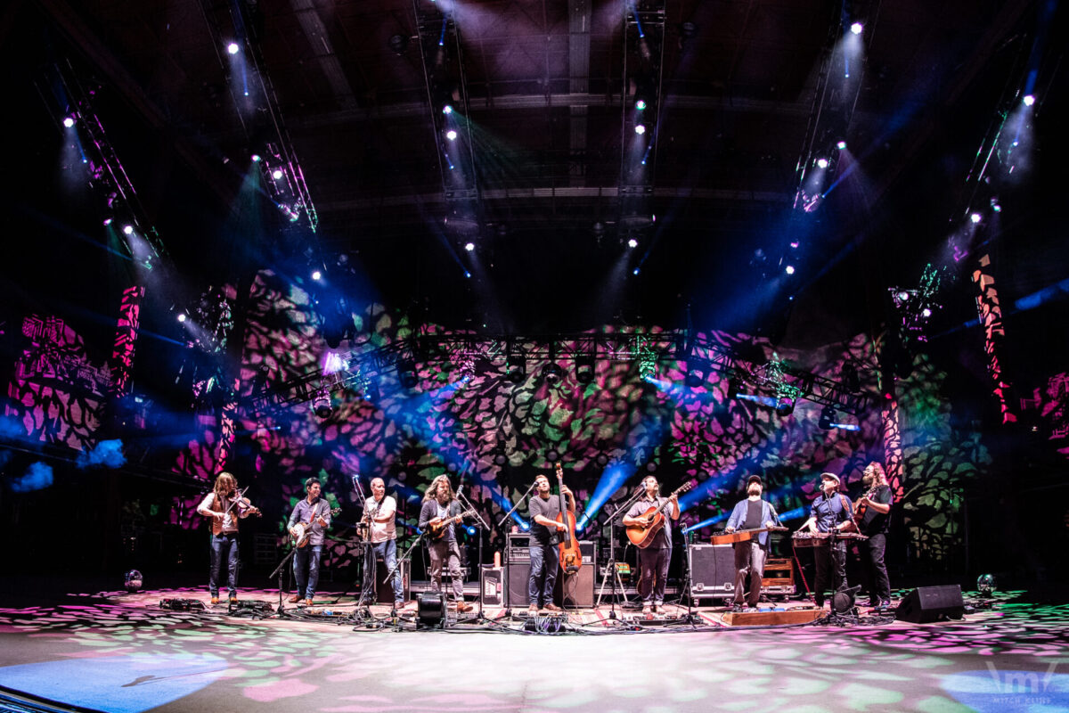 Greensky Bluegrass, Sept 13, 2019, Red Rocks Amphitheatre, Morrison, CO. Photo by Mitch Kline.