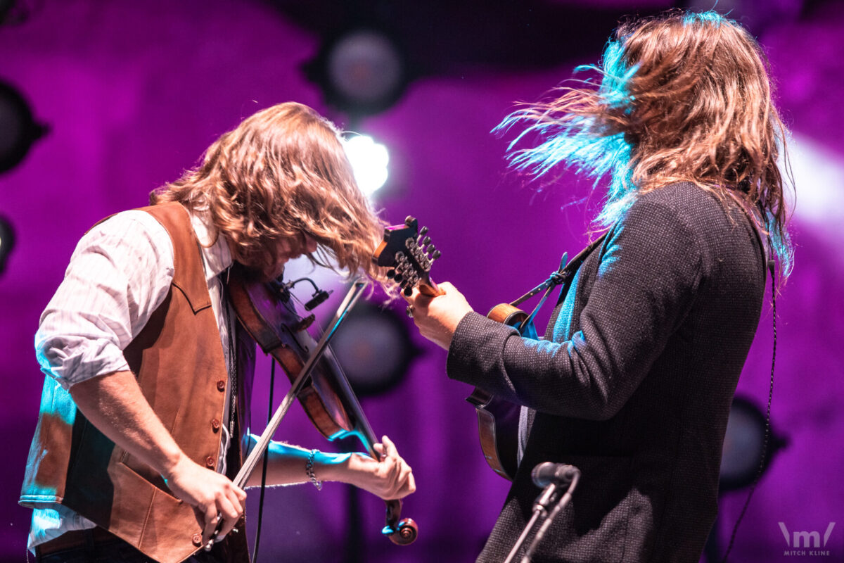 Greensky Bluegrass, Sept 13, 2019, Red Rocks Amphitheatre, Morrison, CO. Photo by Mitch Kline.