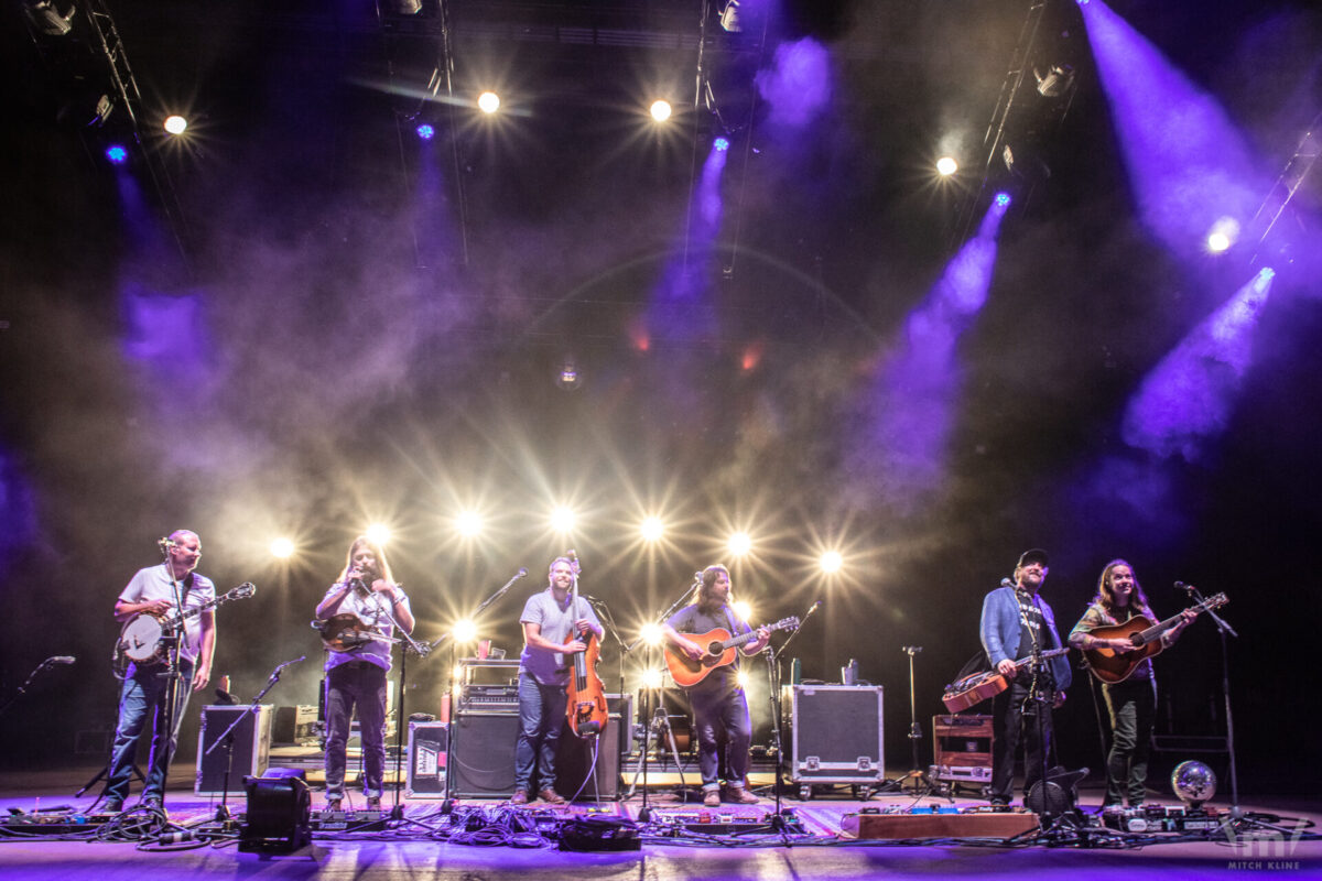 Greensky Bluegrass, Sept 15, 2019, Red Rocks Amphitheatre, Morrison, CO. Photo by Mitch Kline.