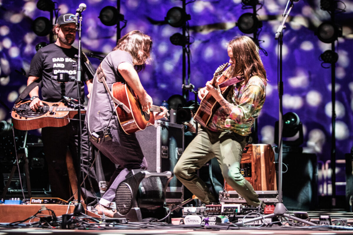 Greensky Bluegrass, Sept 15, 2019, Red Rocks Amphitheatre, Morrison, CO. Photo by Mitch Kline.