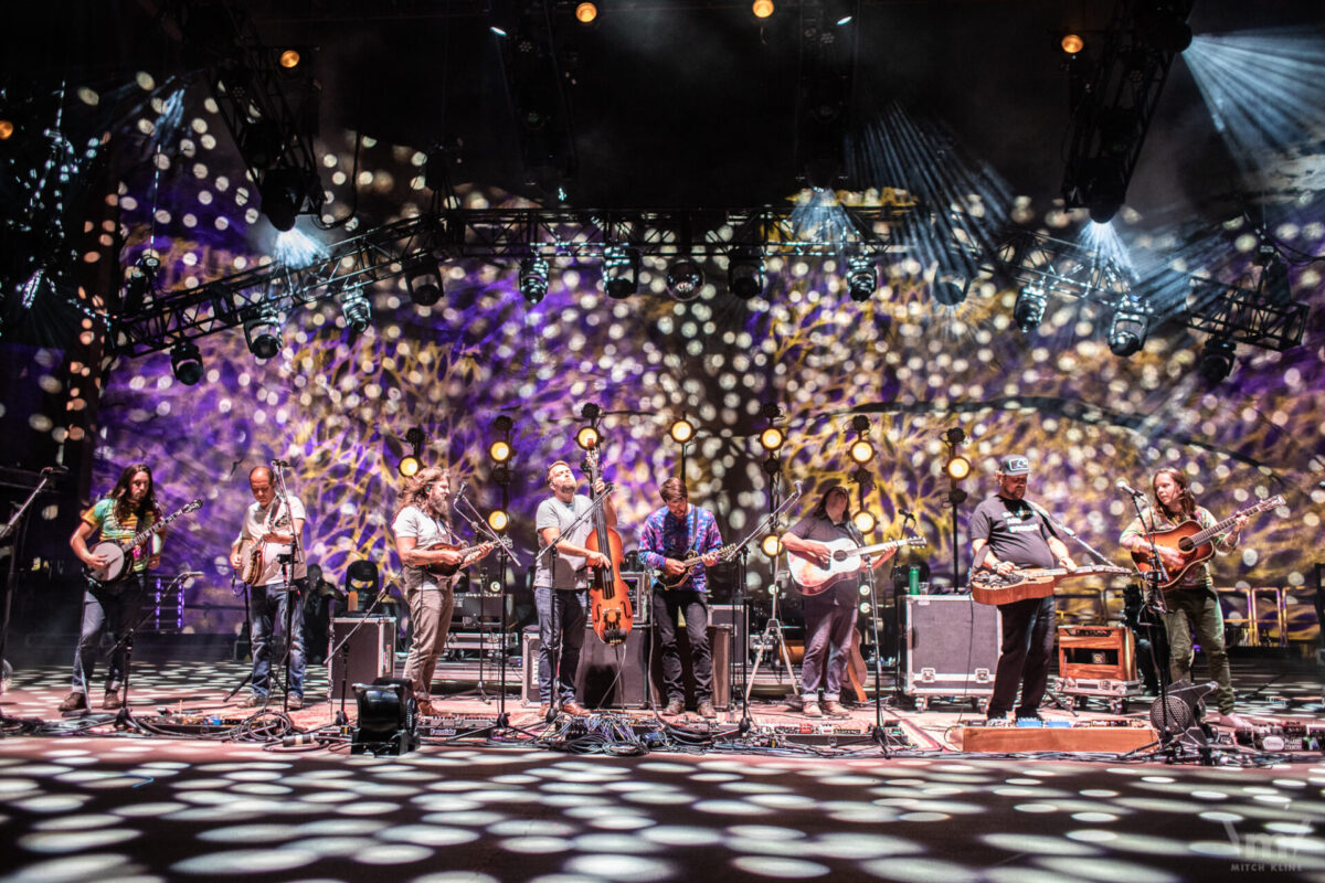 Greensky Bluegrass, Sept 15, 2019, Red Rocks Amphitheatre, Morrison, CO. Photo by Mitch Kline.