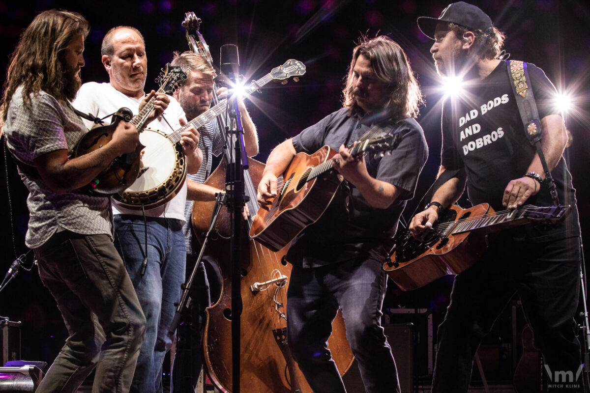 Greensky Bluegrass, Sept 15, 2019, Red Rocks Amphitheatre, Morrison, CO. Photo by Mitch Kline.