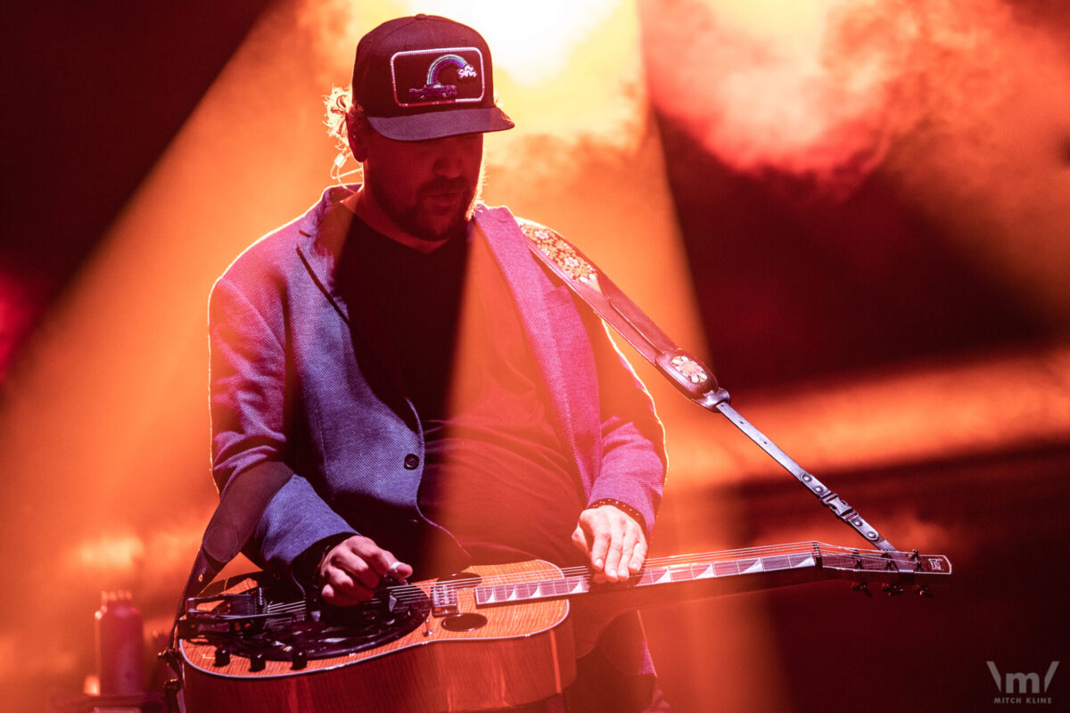 Greensky Bluegrass, Sept 15, 2019, Red Rocks Amphitheatre, Morrison, CO. Photo by Mitch Kline.