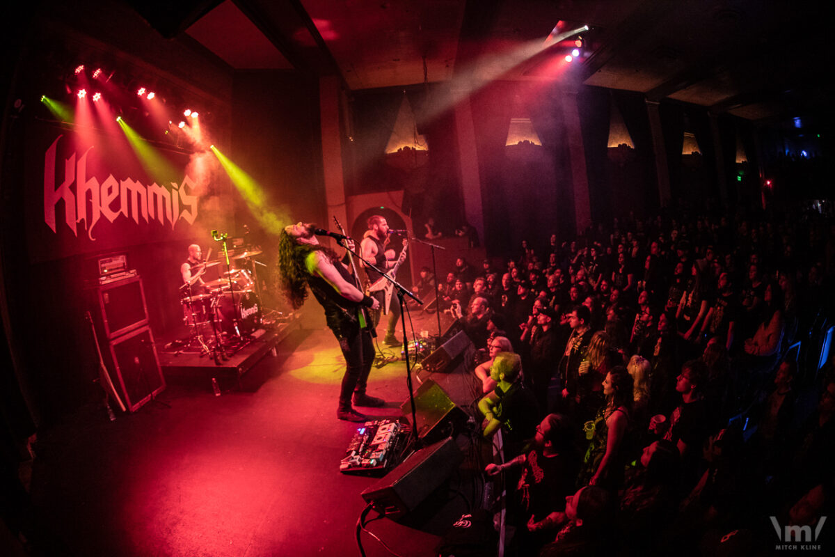 Khemmis, Dec 14, 2019, Bluebird Theater, Denver, CO. Photo by Mitch Kline.