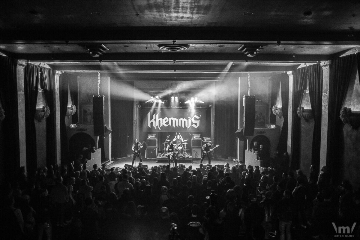 Khemmis, Dec 14, 2019, Bluebird Theater, Denver, CO. Photo by Mitch Kline.