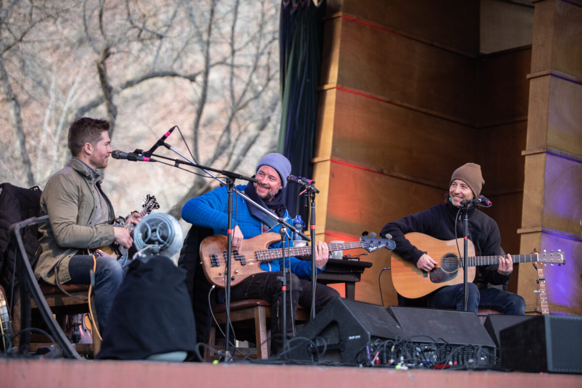 Yonder Mountain String Band, Apr 17, 2021, Planet Bluegrass, Lyons, CO. Photo by Mitch Kline