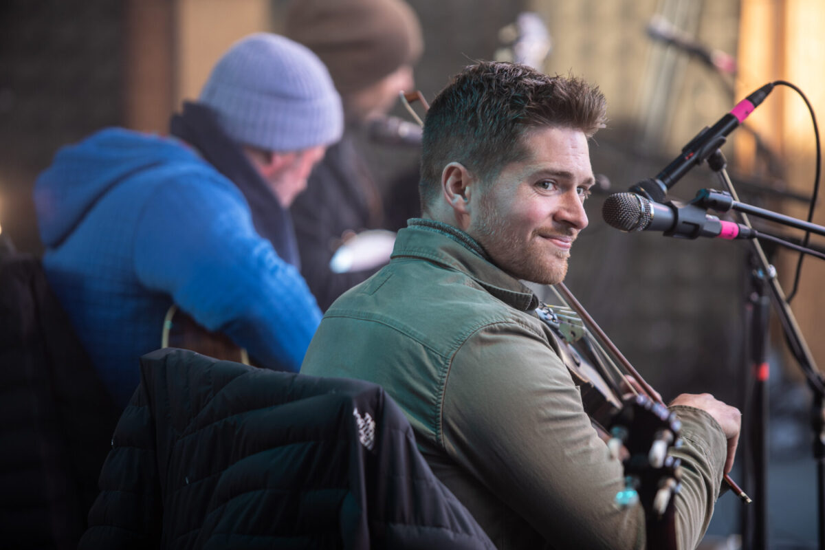 Yonder Mountain String Band, Apr 17, 2021, Planet Bluegrass, Lyons, CO. Photo by Mitch Kline