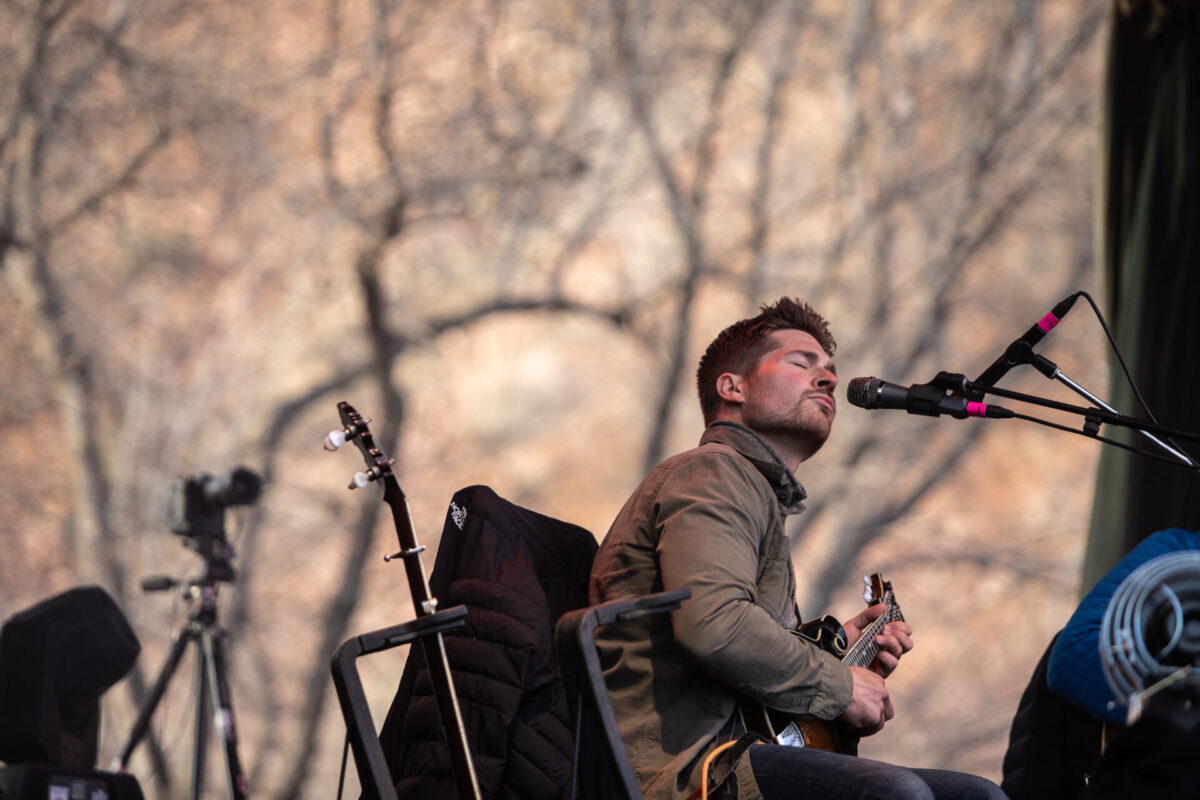 Yonder Mountain String Band, Apr 17, 2021, Planet Bluegrass, Lyons, CO. Photo by Mitch Kline