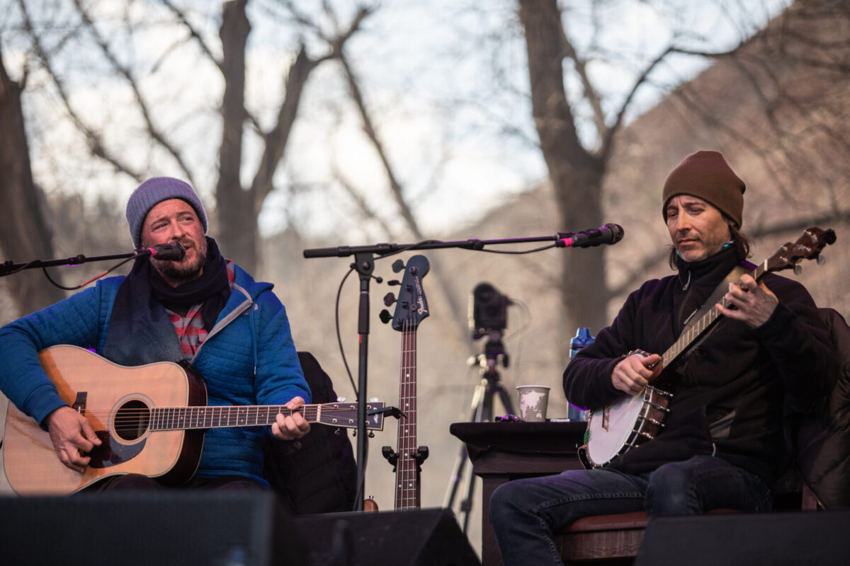 Yonder Mountain String Band, Apr 17, 2021, Planet Bluegrass, Lyons, CO. Photo by Mitch Kline