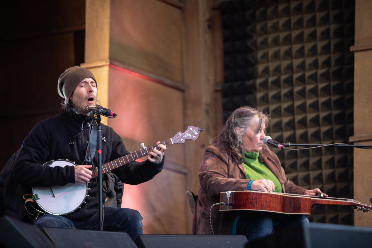 Yonder Mountain String Band, Apr 17, 2021, Planet Bluegrass, Lyons, CO. Photo by Mitch Kline