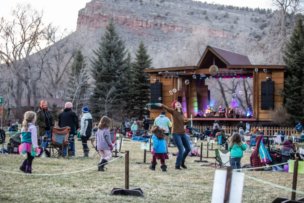 Yonder Mountain String Band, Apr 17, 2021, Planet Bluegrass, Lyons, CO. Photo by Mitch Kline
