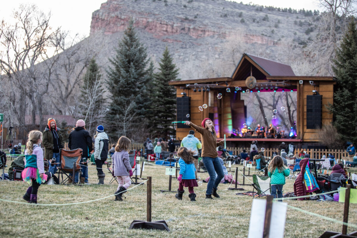 Yonder Mountain String Band, Apr 17, 2021, Planet Bluegrass, Lyons, CO. Photo by Mitch Kline