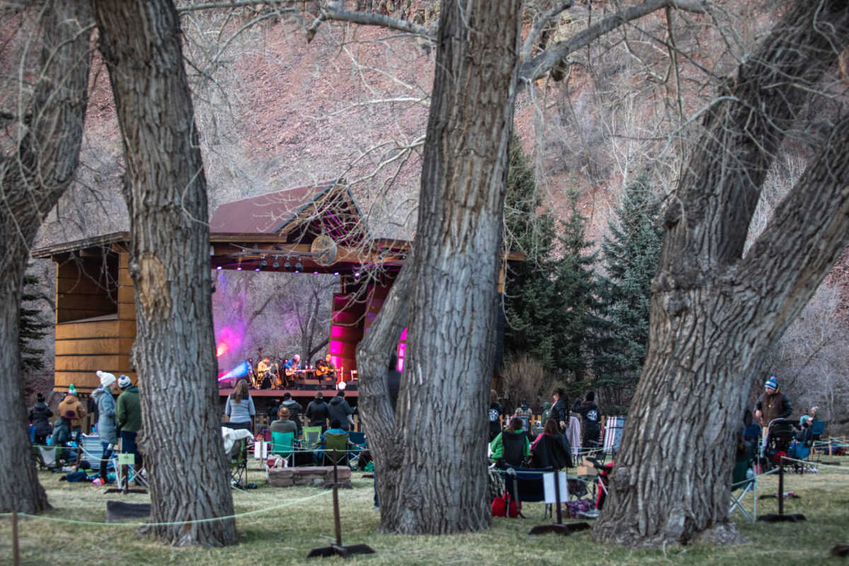 Yonder Mountain String Band, Apr 17, 2021, Planet Bluegrass, Lyons, CO. Photo by Mitch Kline