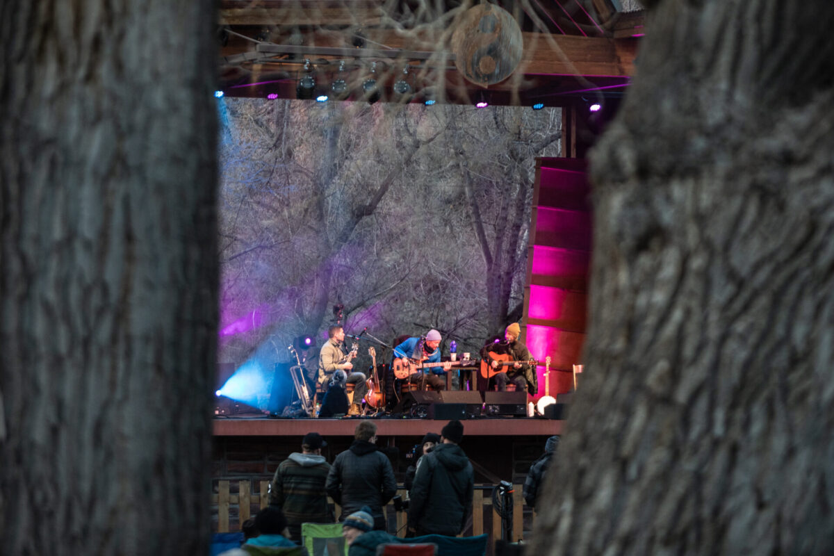 Yonder Mountain String Band, Apr 17, 2021, Planet Bluegrass, Lyons, CO. Photo by Mitch Kline