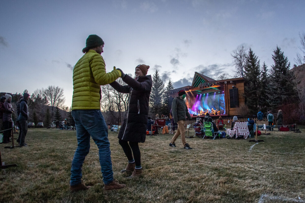 Yonder Mountain String Band, Apr 17, 2021, Planet Bluegrass, Lyons, CO. Photo by Mitch Kline