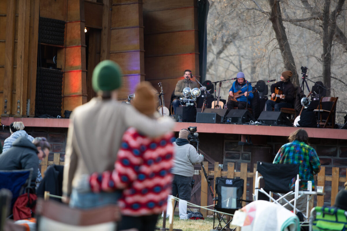 Yonder Mountain String Band, Apr 17, 2021, Planet Bluegrass, Lyons, CO. Photo by Mitch Kline