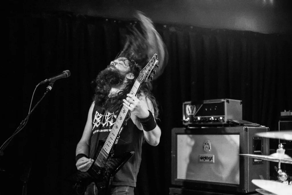 Glacial Tomb, March 24, 2022, Marquis Theater, Denver, CO. Photo by Mitch Kline.