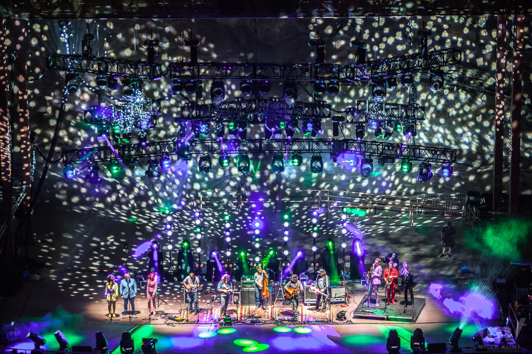 Greensky Bluegrass, Sept 23, 2018, Red Rocks Amphitheatre, Morrison, CO. Photo by Mitch Kline.