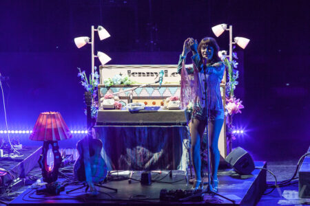 Jenny Lewis, Sept 24, 2018, Red Rocks Amphitheatre, Morrison, CO. Photo by Mitch Kline.