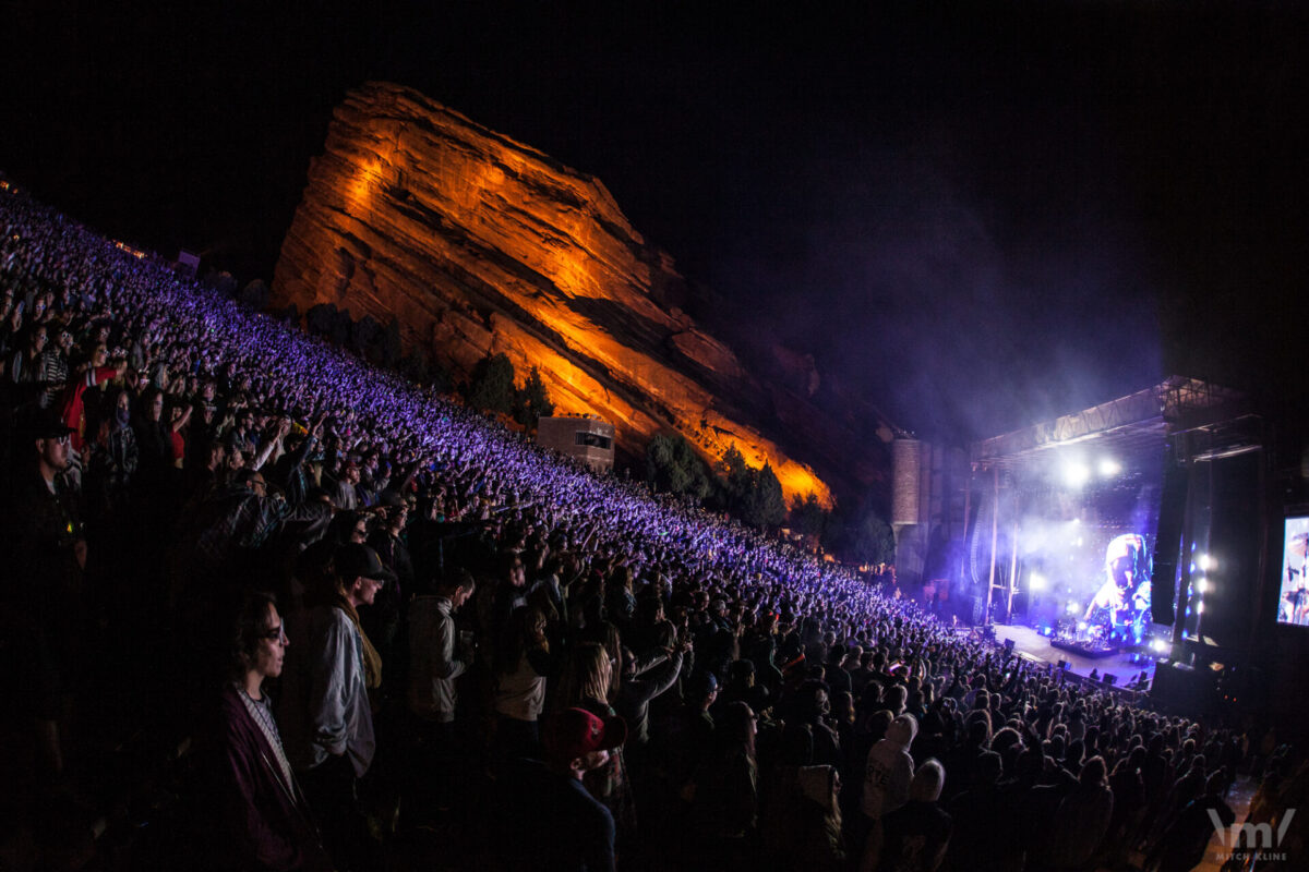 Big Gigantic, Sept 28, 2018, Red Rocks Amphitheatre, Morrison, CO. Photo by Mitch Kline.