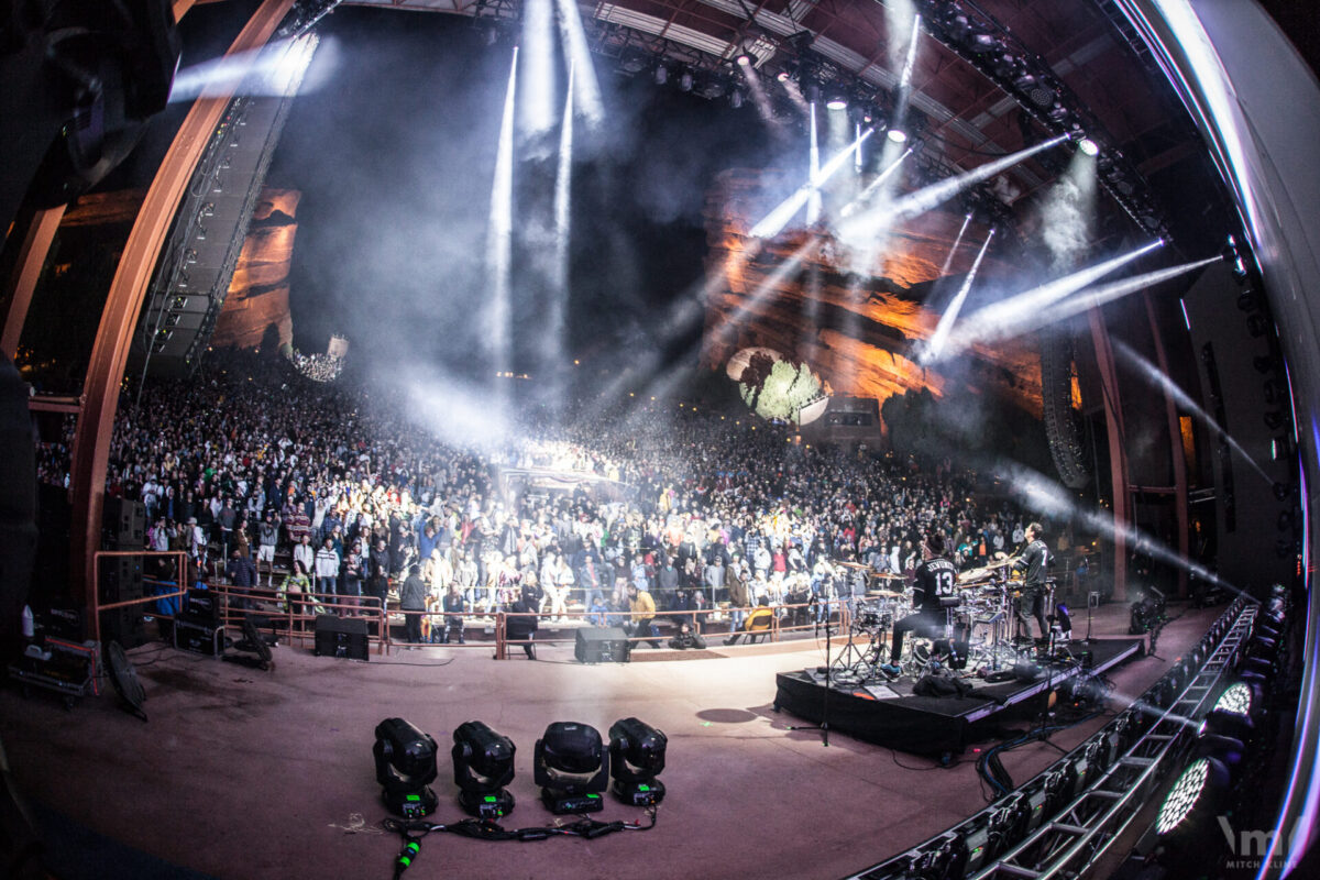 Big Gigantic, Sept 28, 2018, Red Rocks Amphitheatre, Morrison, CO. Photo by Mitch Kline.