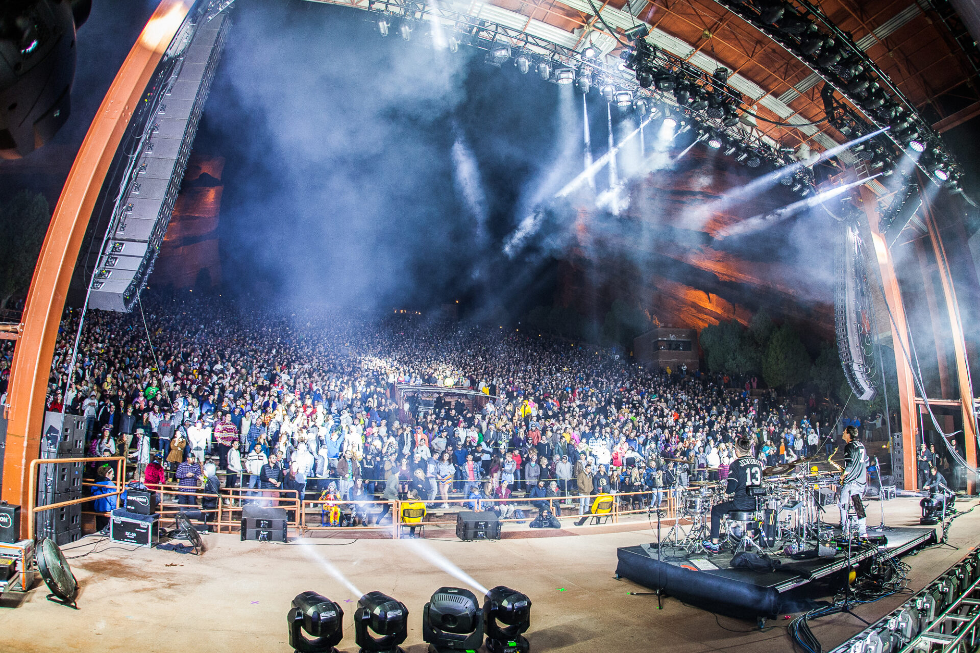 Big Gigantic, Sept 28, 2018, Red Rocks Amphitheatre, Morrison, CO. Photo by Mitch Kline.