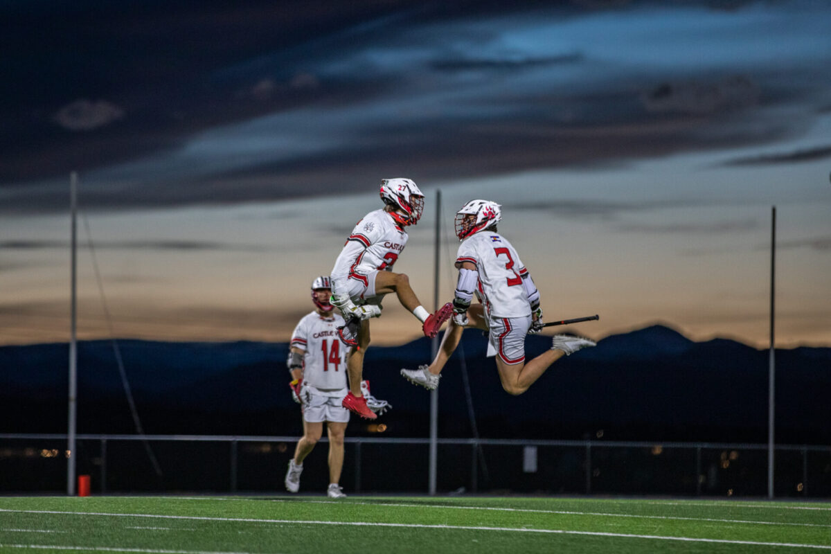 Castle View Boys Lacrosse vs Columbine, May 08, 2024, Douglas County Stadium, Castle Rock, CO. Photo by Mitch Kline.